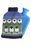 Pachamama Knitted Wool Hot Water Bottle Cover for 2L