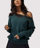 Spiritual Gangster Vida Off Shoulder Sweatshirt