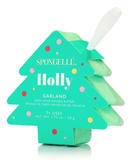 Spongelle Holiday Tree Ornament Bodywash Infused Buffer