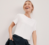 Beyond Yoga Featherweight Supreme Cropped Tee