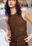 Beyond Yoga Featherweight Your Fit Shirred Tank