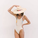 Sunshine Tienda Rosita Palm Fringe Hat