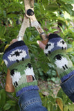 Pachamama Knitted Wool Sheep Fingerless Gloves