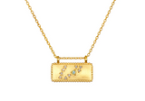 Satya Zodiac Constellation Tablet Necklace