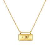 Satya Zodiac Constellation Tablet Necklace