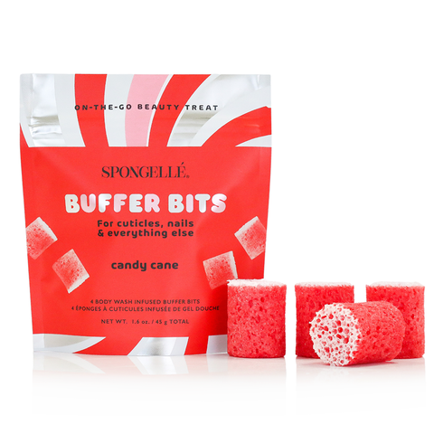 Spongelle Candy Cane Buffer Bits