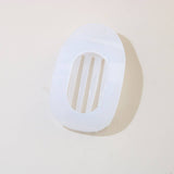 Oval Flat Hair Clip for Women, Strong Grip Clamp