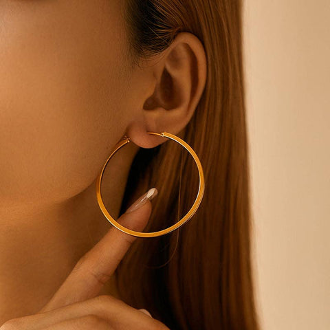 Circle Hoop Earrings