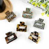Square Acetate Hair Clip, Spring and Autumn Claw Clip