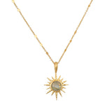 16" Labradorite North Star Necklace