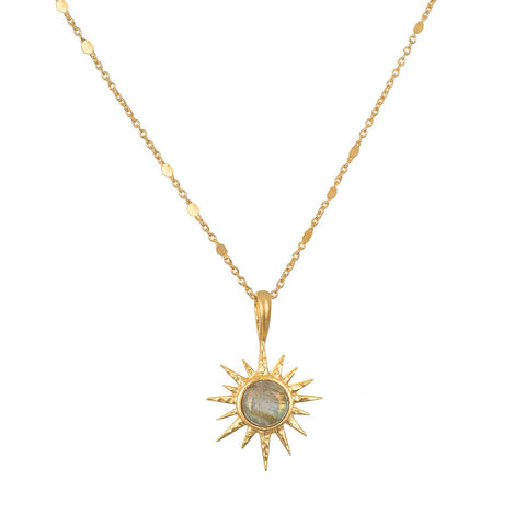 16" Labradorite North Star Necklace