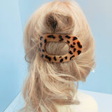 Oval Flat Hair Clip for Women, Strong Grip Clamp
