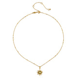 16" Labradorite North Star Necklace