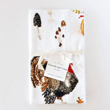 Thanksgiving cotton flour sack tea towel
