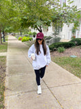 MÉRE Dad Hat- Burgundy