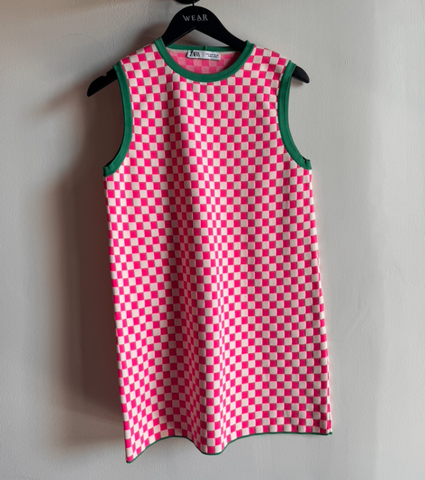 OG $52 Zara Checkered Mini Dress M