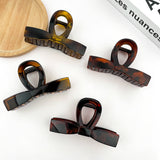 Sweet Bow Claw Clip, Classic Solid Color Hair Clip