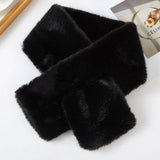 Faux Fur Pull-Through Cozy Scarf