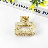 Square Acetate Hair Clip, Spring and Autumn Claw Clip