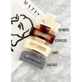 Translucent Acrylic Hair Claw - ADA_1