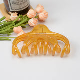 Large Lazy Transparent French Hair Claw Clip