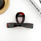 Sweet Bow Claw Clip, Classic Solid Color Hair Clip