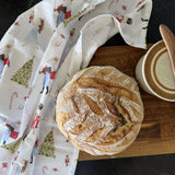 Nutcracker cotton flour sack tea towel