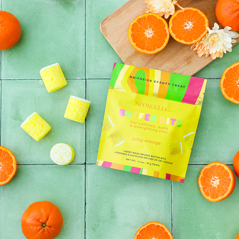 Juicy Orange PediPOP Buffer Bits