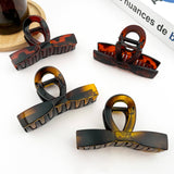 Sweet Bow Claw Clip, Classic Solid Color Hair Clip