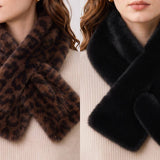 Faux Fur Pull-Through Cozy Scarf