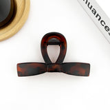 Sweet Bow Claw Clip, Classic Solid Color Hair Clip