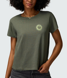 Smiley Lila Tee