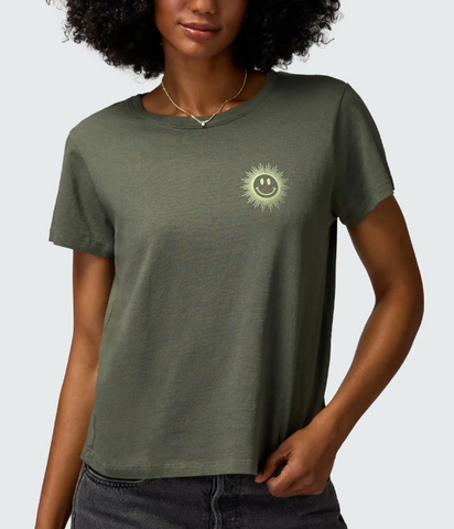 Smiley Lila Tee