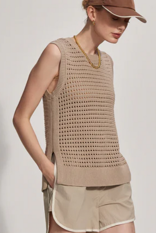 Varley Darin Long Line Knit Tank