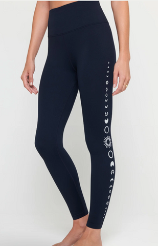 Spiritual Gangster Golden Icon Jacquard Legging