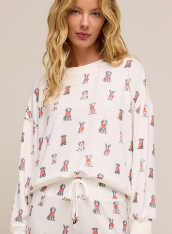 Z Supply Elle Puppy Love Longsleeve