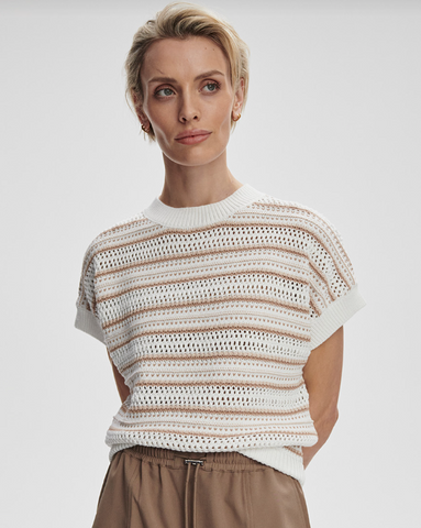 Varley Ciara Stripe Knit Top