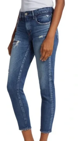 Moussy Vintage Swillburg Skinny Jeans - Dark Blue