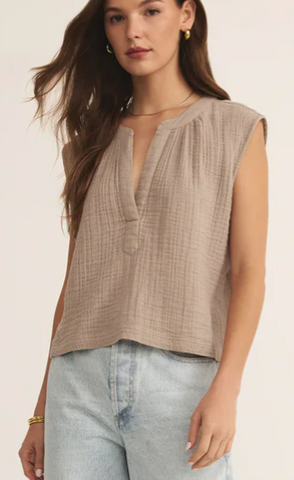 Z Supply Cliffside V-Neck Airy Top