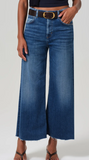 Citizens of Humanity Lyra Wide Leg Crop Raw Hem