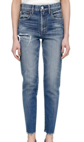 Moussy Hammond High Rise in Medium Blue