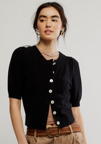 Free People Isla Solid Cardi