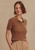 Varley Toni Fine Knit Polo