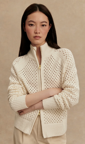 Varley Mandy Boucle Knit Jacket