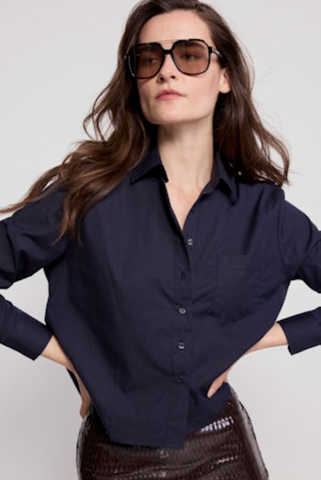 The Shirt Long Sleeve Boxy Crop