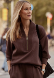 Varley Sally Half Zip Sweat