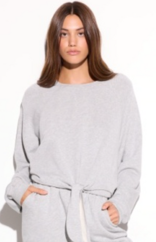 Spiritual Gangster Layla French Terry Raglan Tie Sweatshirt