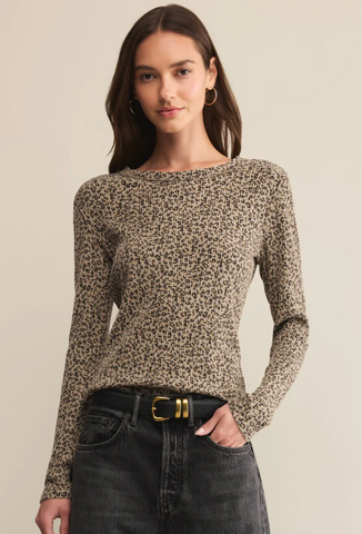 Z Supply Arlet Animal Mini Thermal Top