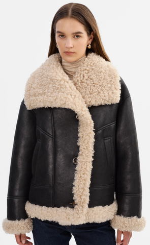 LaMarque Demi Faux Shearling Coat