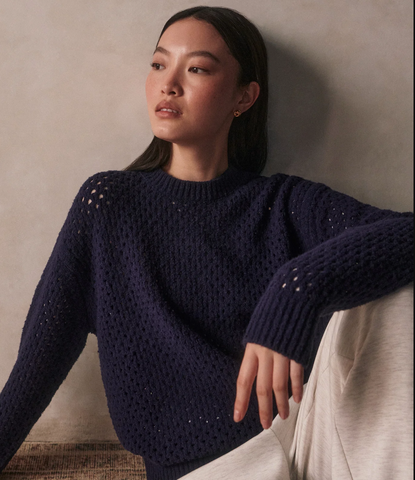 Varley Grady Boucle Knit Sweater